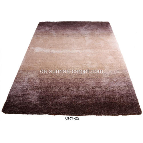 Microfiber Soft Shaggy mit schneidender Farbe